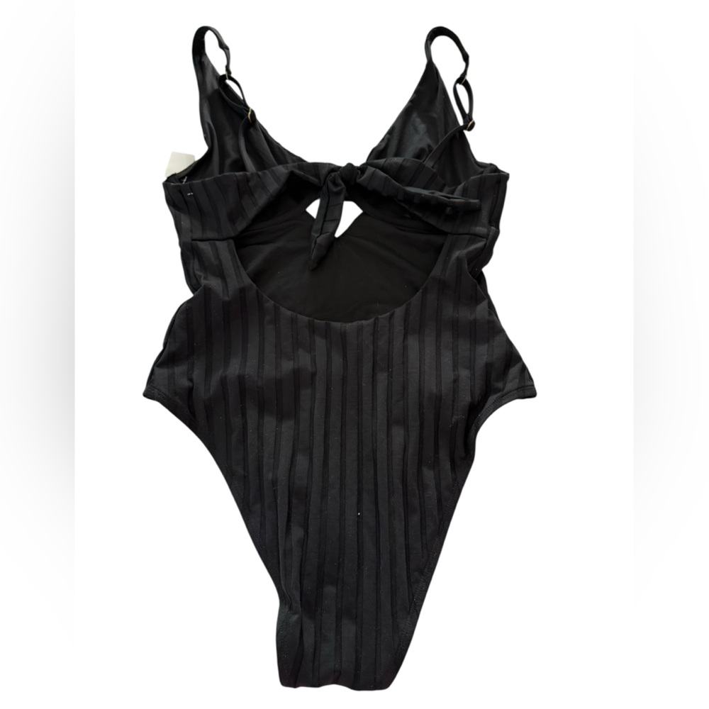 NEW Luxurious Vitamin A Rossi Underwire One Piece - Black SuperRib Size Large - Picture 5 of 11
